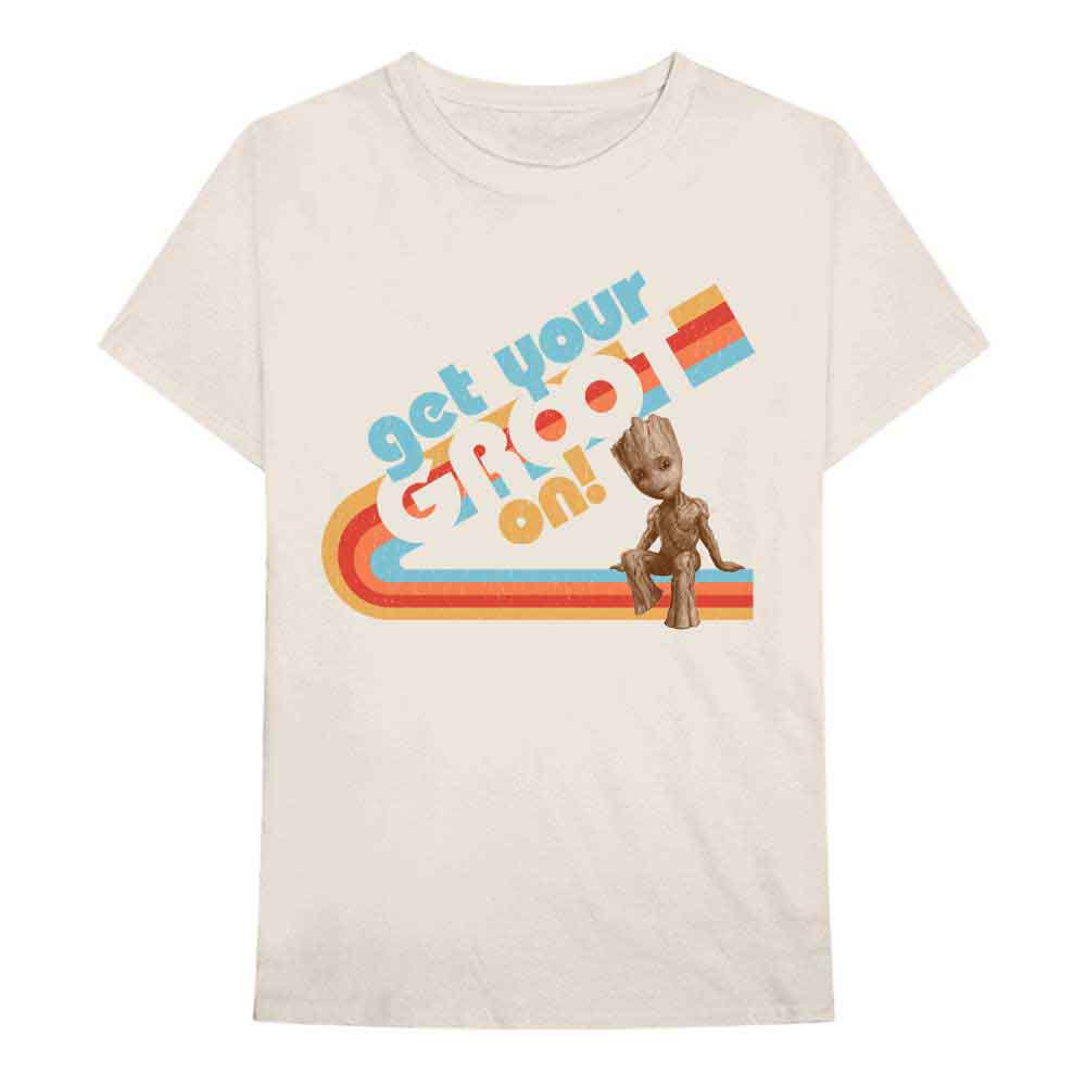 Marvel Comics Unisex T-Shirt: I am Groot Get Your Groot (Natural)