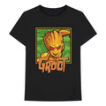 Marvel Comics Unisex T-Shirt: I am Groot - Groot Square (Black)