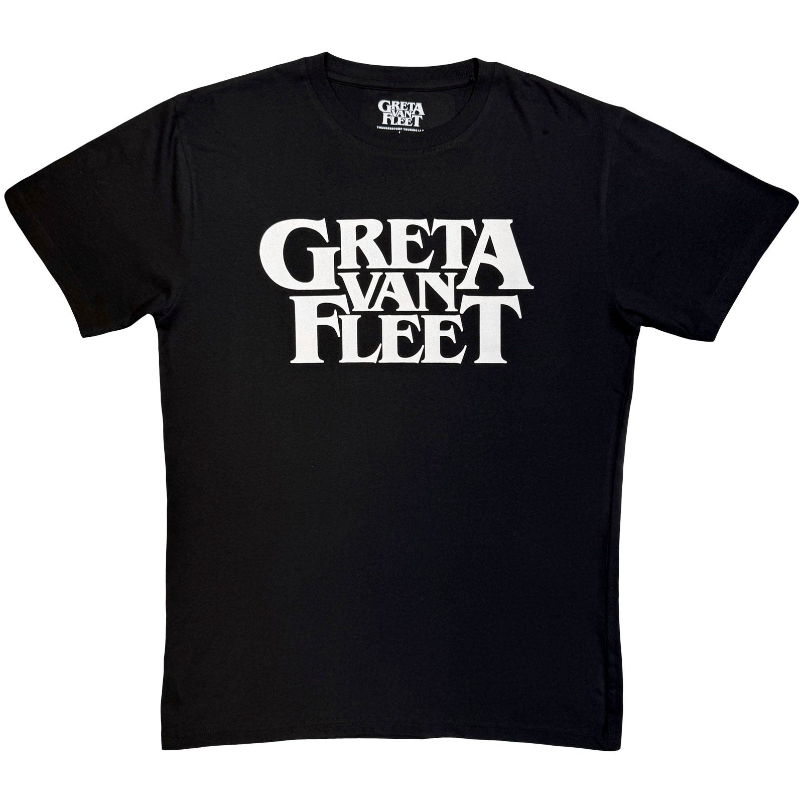 Greta Van Fleet Unisex T-Shirt: Logo Mono (Black)