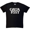 Greta Van Fleet Unisex T-Shirt: Logo Mono (Black)