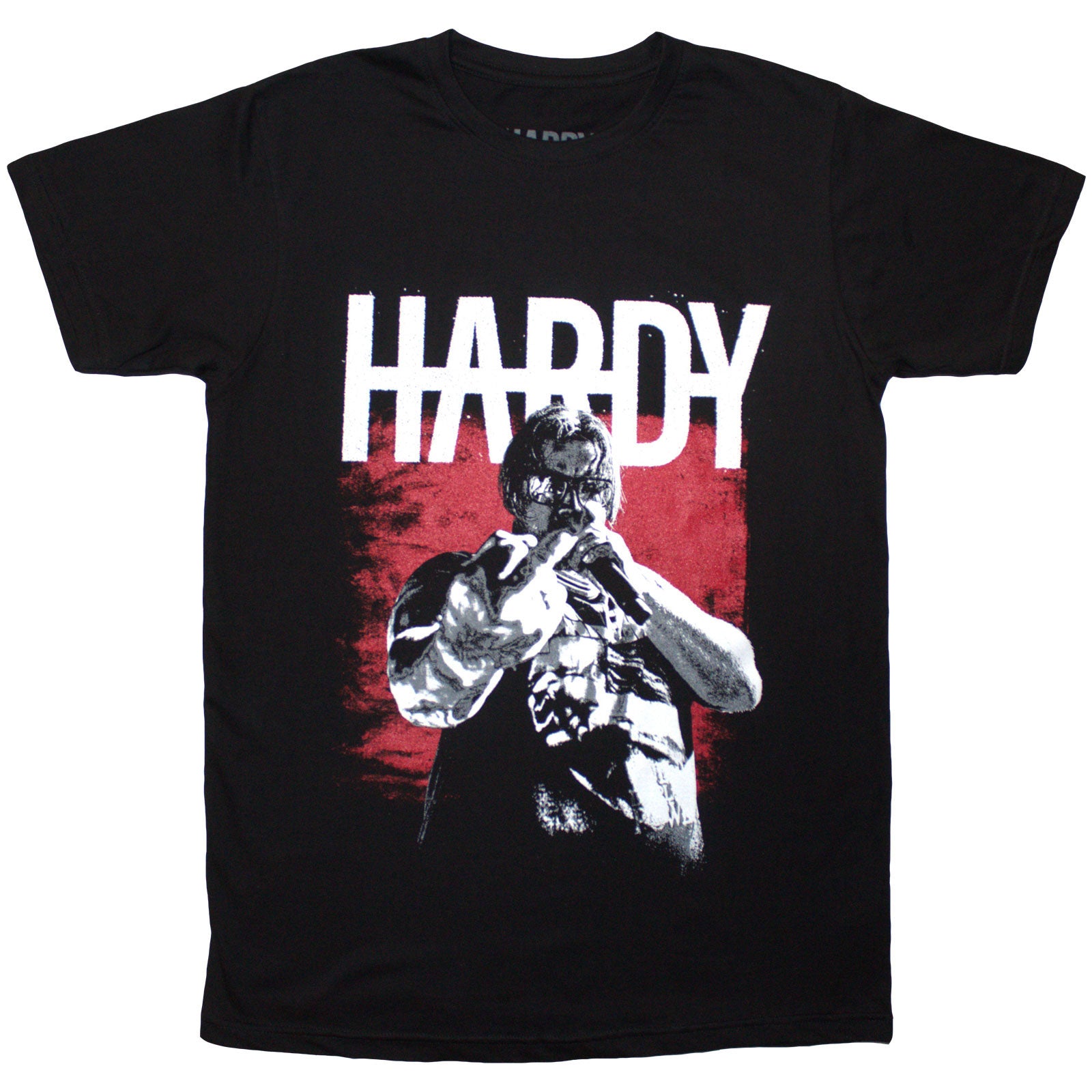 Hardy Unisex T-Shirt: Middle Finger (Black)