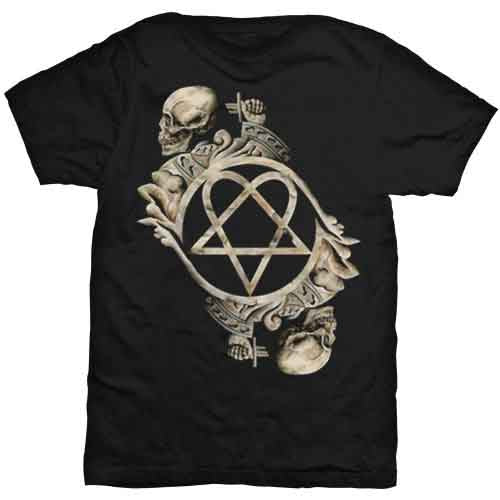 HIM Unisex T-Shirt: Bone Sculpture (Black)
