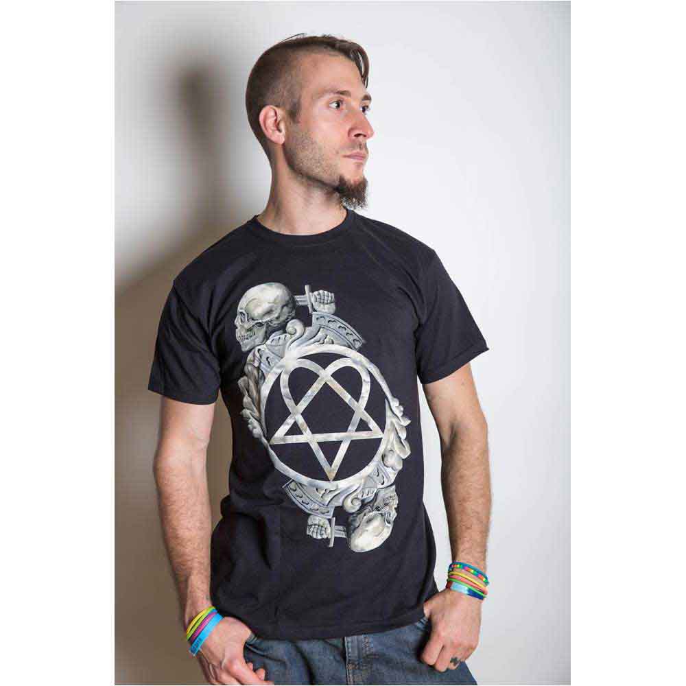 HIM Unisex T-Shirt: Bone Sculpture (Black)