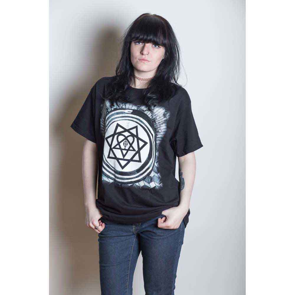 HIM Unisex T-Shirt: Album Symbols (Black)