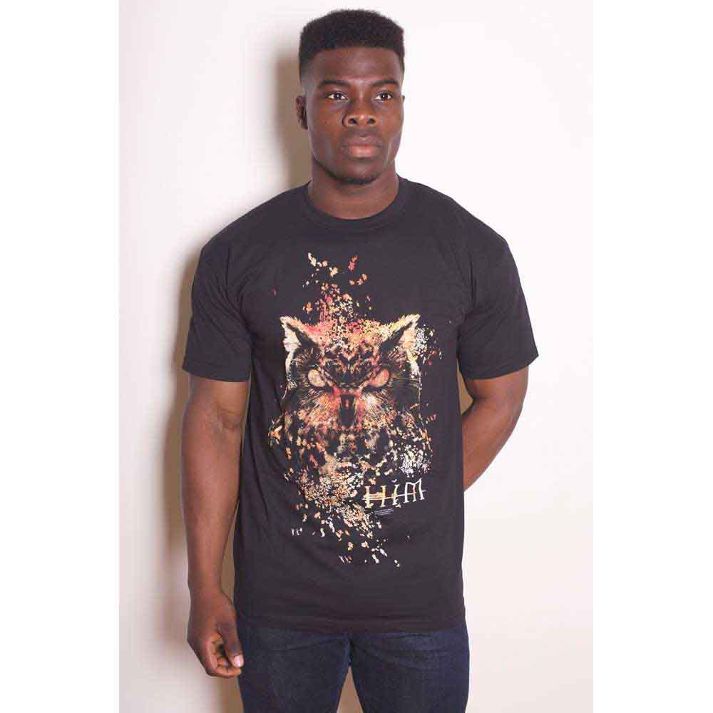 HIM Unisex T-Shirt: Owl Colour (Black)