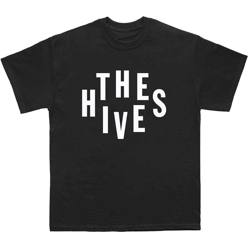 The Hives Unisex T-Shirt: Stacked Logo (Black)