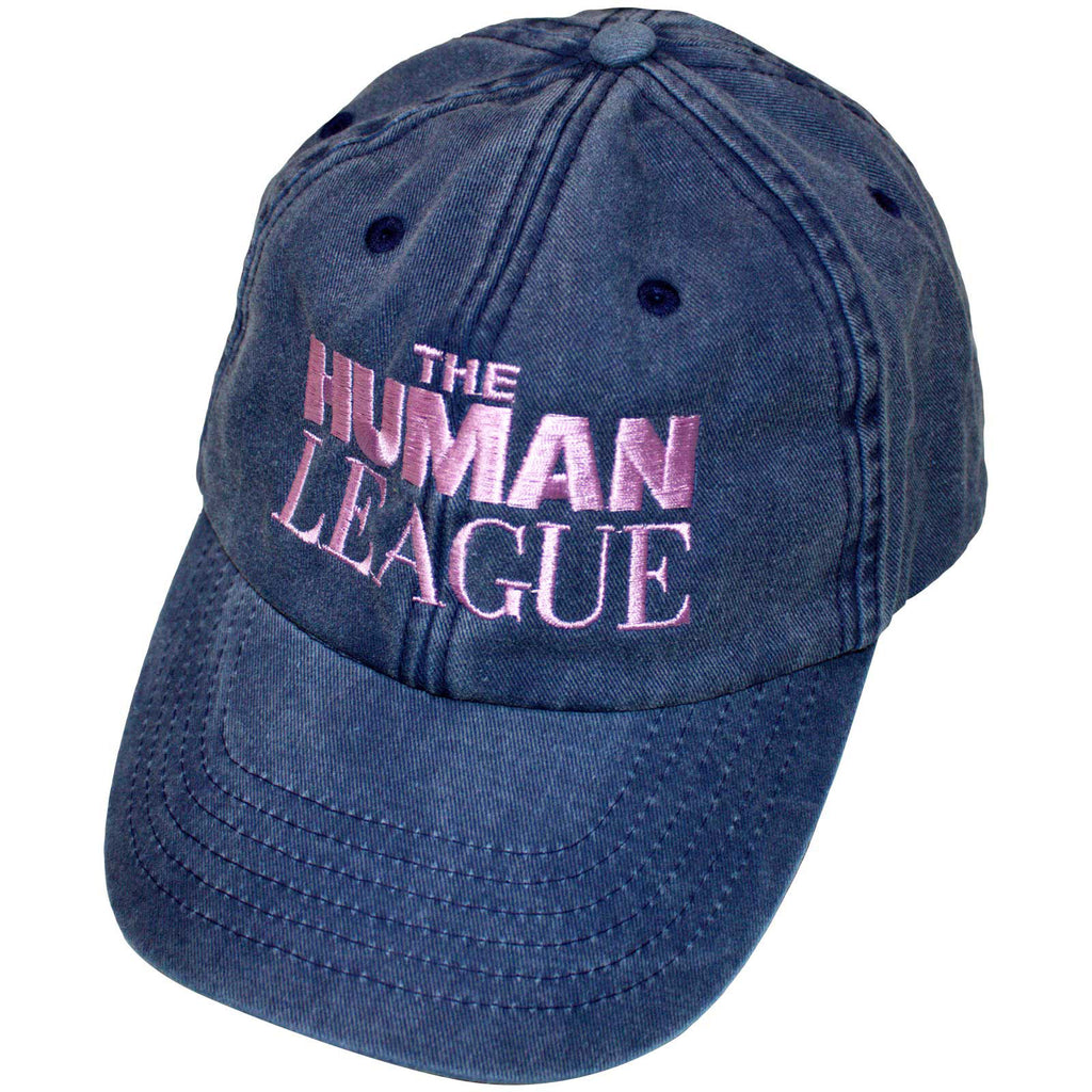 The Human League Unisex Baseball Cap: Logo (Denim Blue) (Ex-Tour)