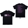 The Human League Unisex T-Shirt: Generations Tour '24 Photo (Black) (Back Print & Ex-Tour)