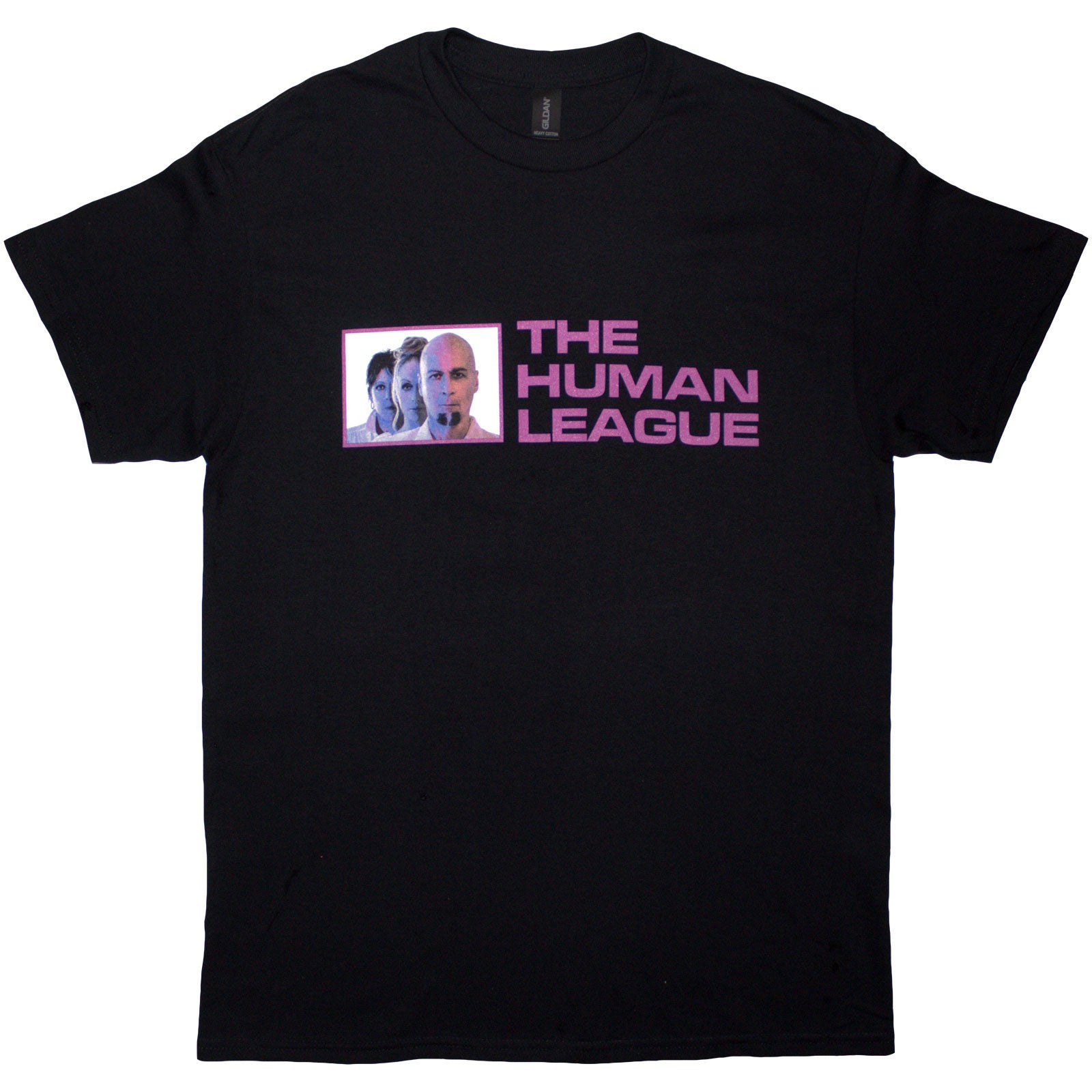 The Human League Unisex T-Shirt: Generations Tour '24 Photo (Black) (Back Print & Ex-Tour)