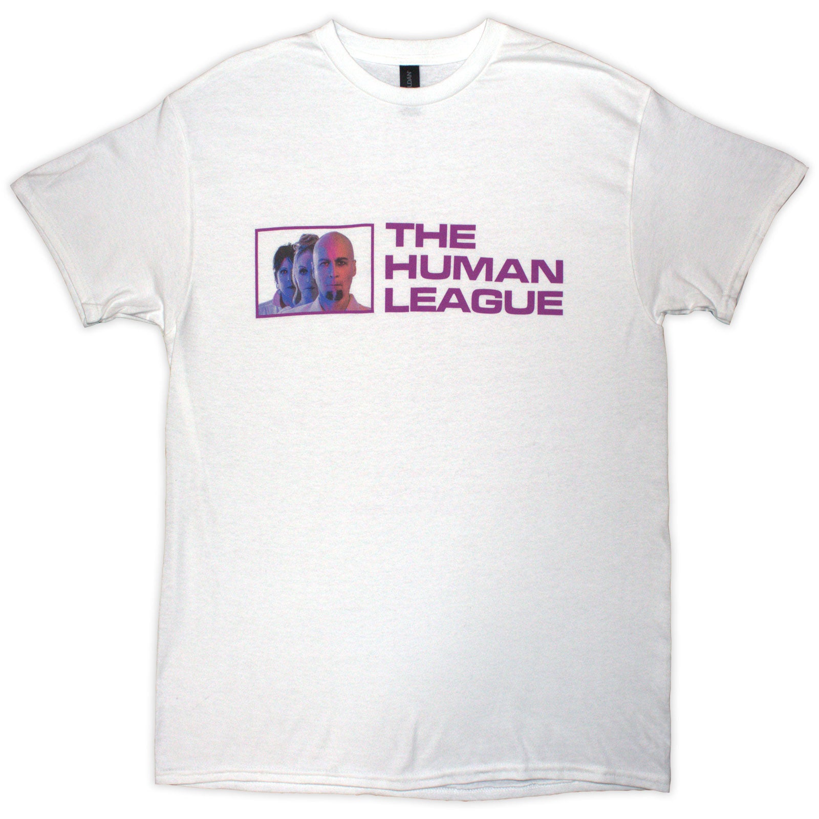 The Human League Unisex T-Shirt: Generations Tour '24 Photo (White) (Back Print & Ex-Tour)