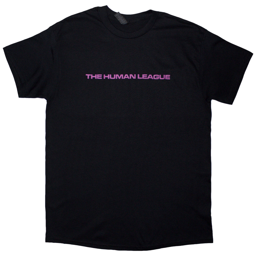 The Human League Unisex T-Shirt: Generations Tour '24 Text (Black) (Back Print & Ex-Tour)