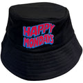Happy Mondays Unisex Bucket Hat: Wavy Logo (Black)