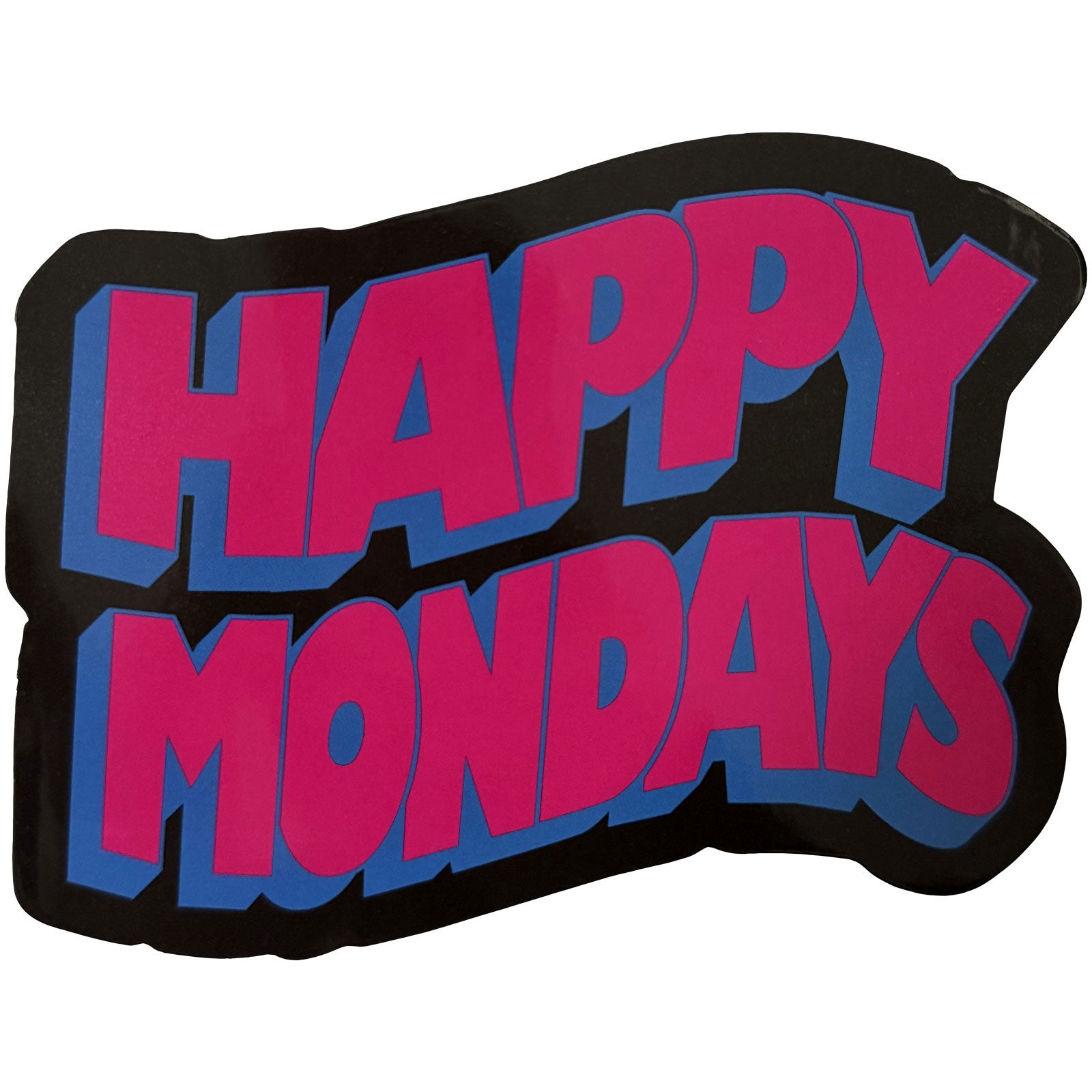 Happy Mondays Sticker: Wavy Logo