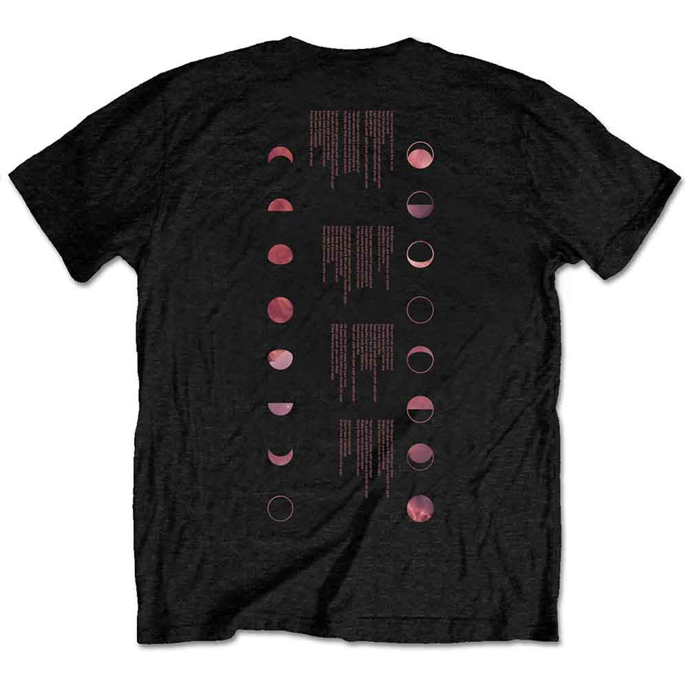 HRVY Unisex T-Shirt: Personal Lyrics (Black) (Back Print)