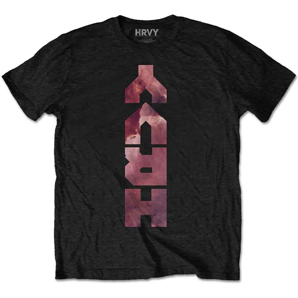 HRVY Unisex T-Shirt: Personal Lyrics (Black) (Back Print)