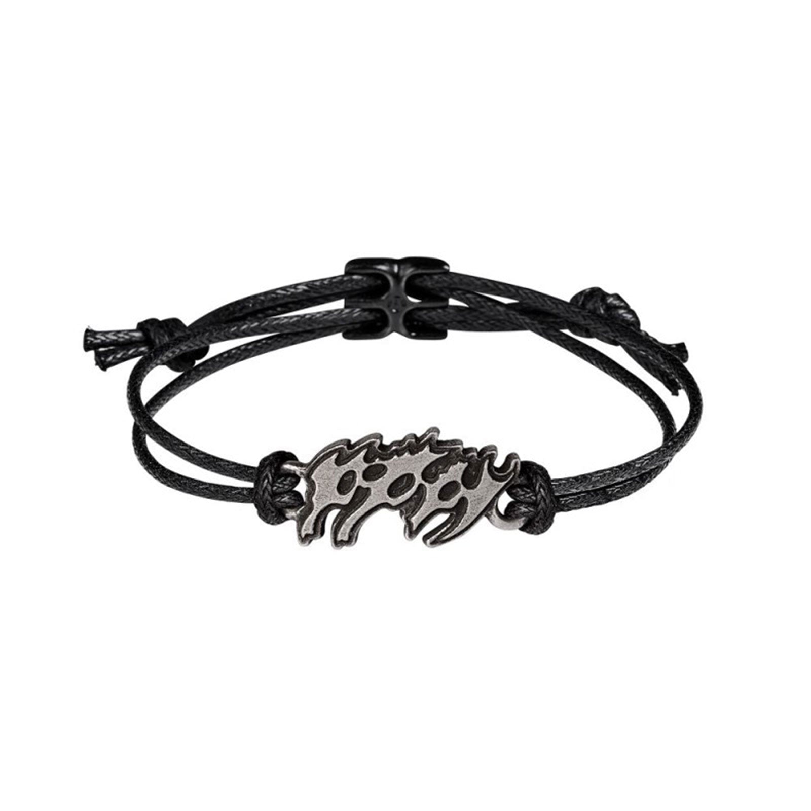 Poppy Corded Wrist Strap: Logo