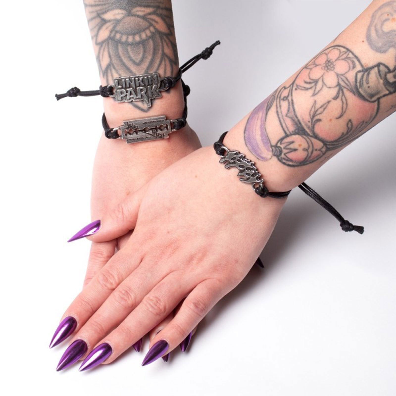 Judas Priest Corded Wrist Strap: Razorblade