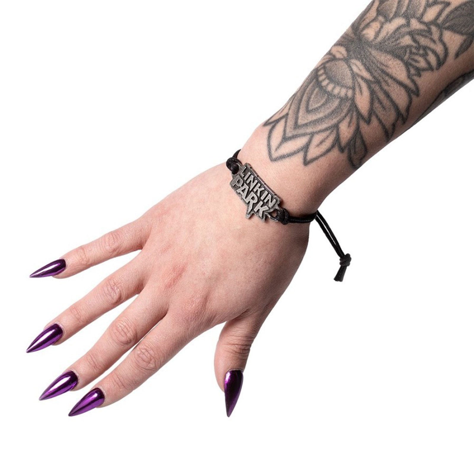 Linkin Park Corded Wrist Strap: Lettering Logo