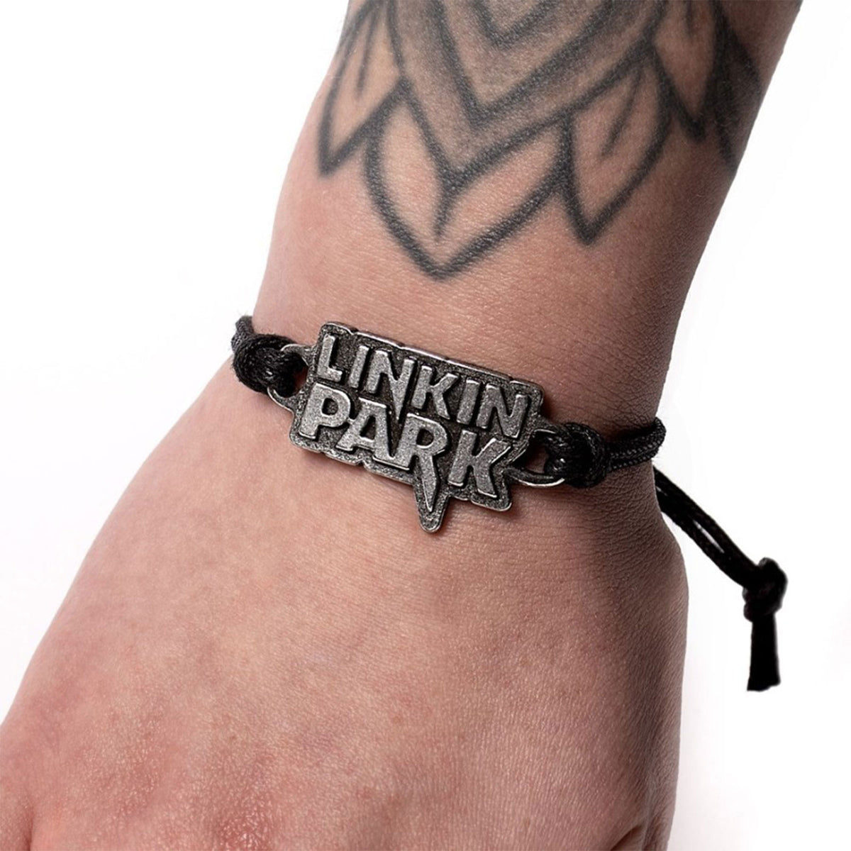 Linkin Park Corded Wrist Strap: Lettering Logo