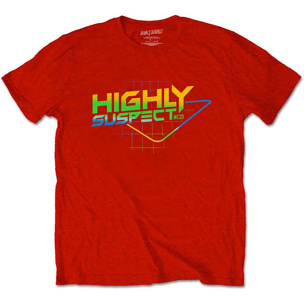 Highly Suspect Unisex T-Shirt: Gradient Type (Red)