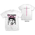 Ice Cube Unisex T-Shirt: Beanie Kanji (White) (Back Print)