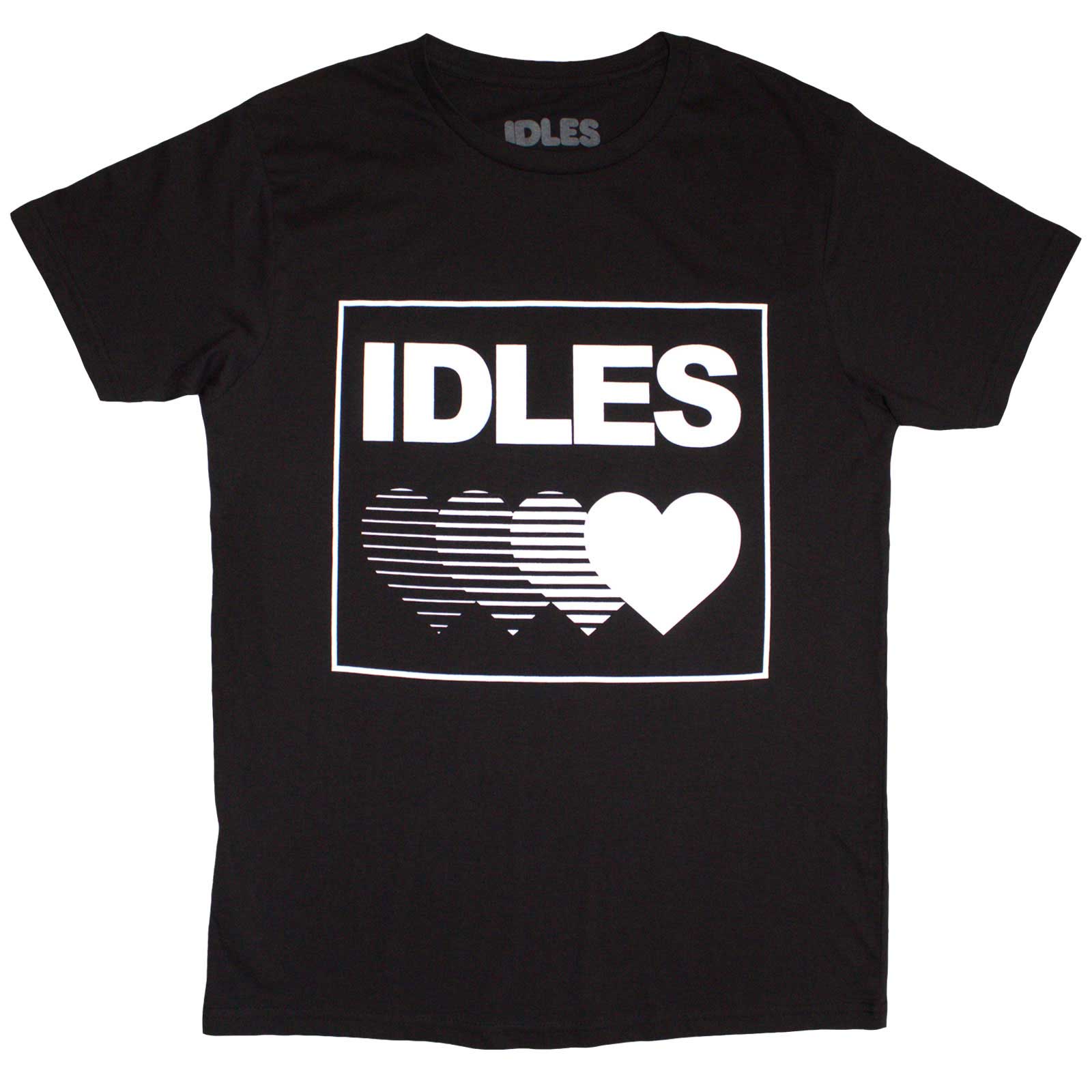 Idles Unisex T-Shirt: Gradient Heart (Black)