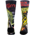 Iron Maiden Unisex Crew Socks: Killers Sublimation (Black)  (UK Size 6.5 - 11)