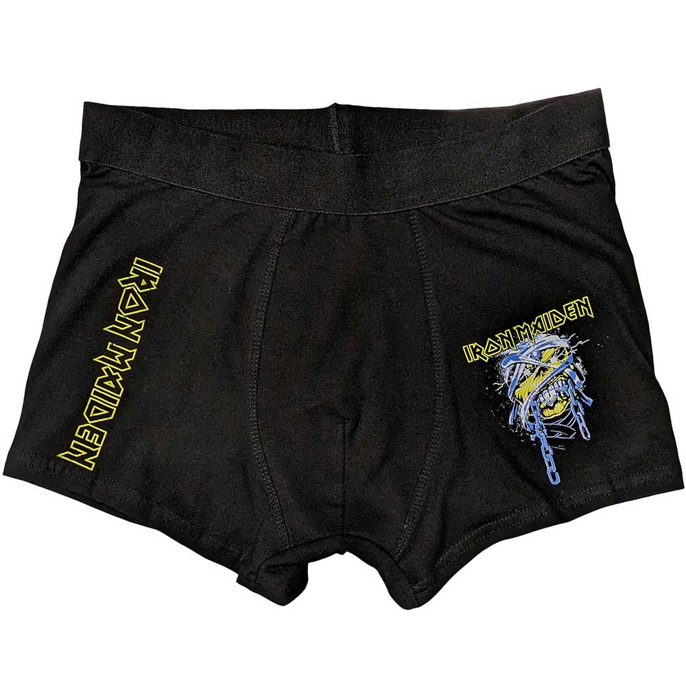Iron Maiden Unisex Boxers: Powerslave Head (Black)