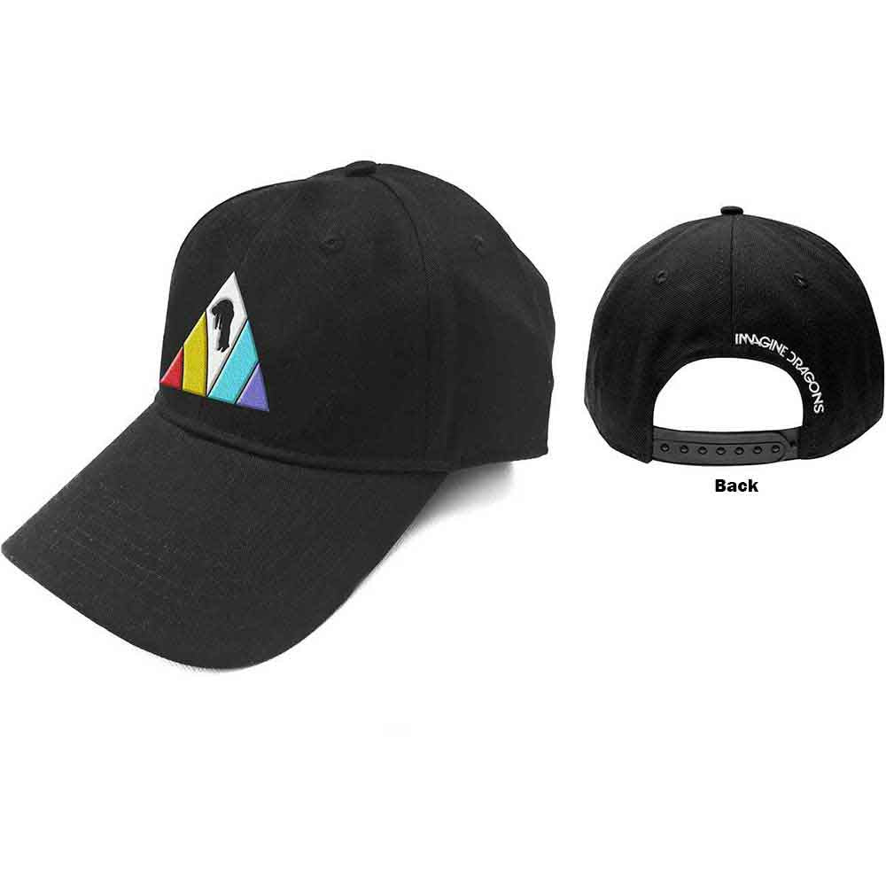 Imagine Dragons Unisex Baseball Cap: Triangle Logo (Black)