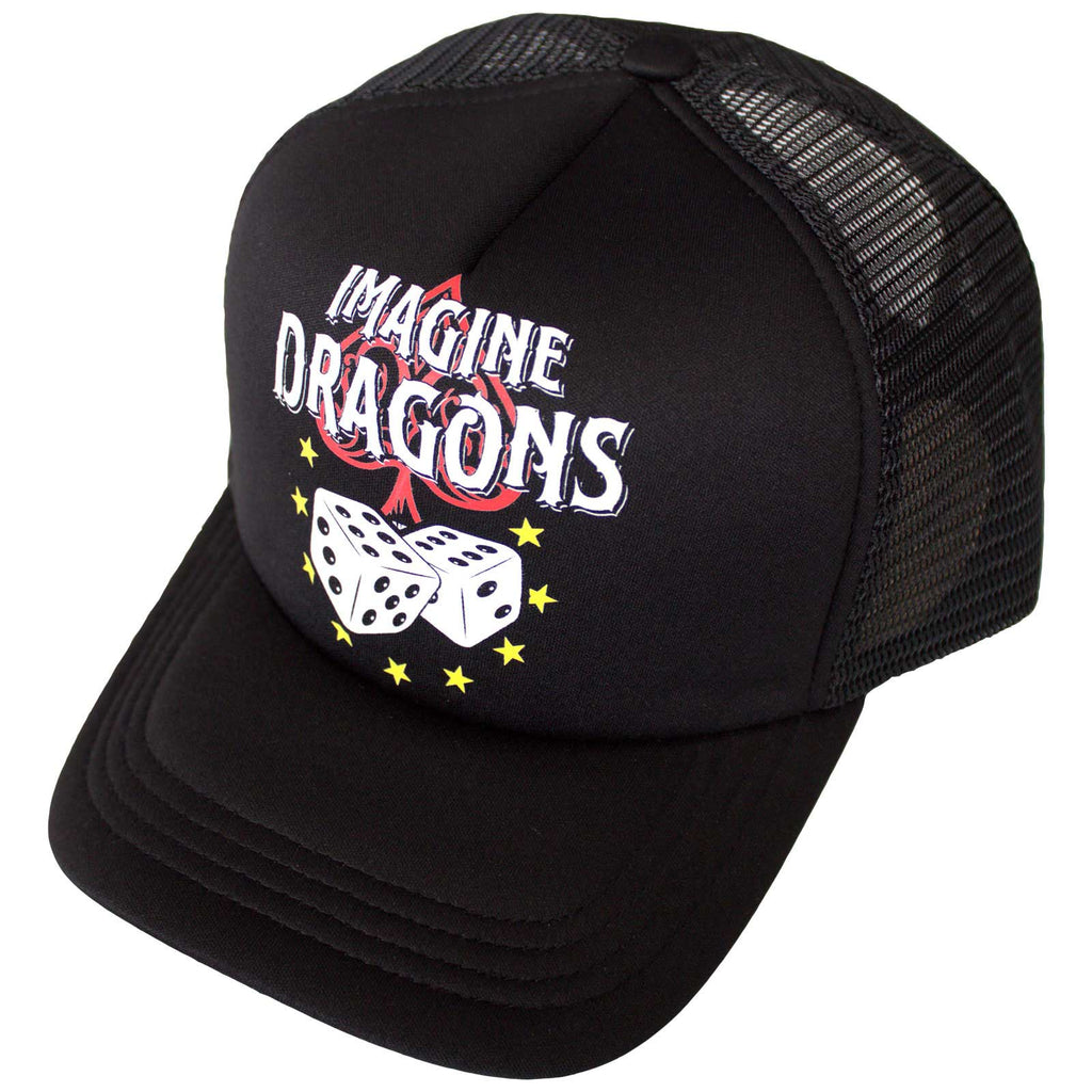 Imagine Dragons Unisex Mesh Back Cap: Dice (Black)