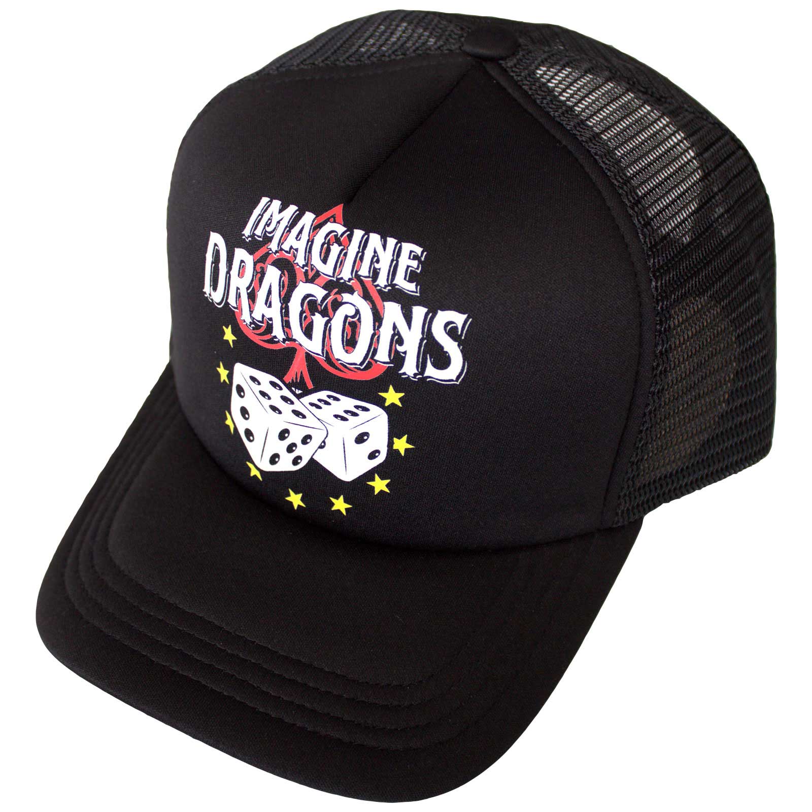 Imagine Dragons Unisex Mesh Back Cap: Dice (Black)