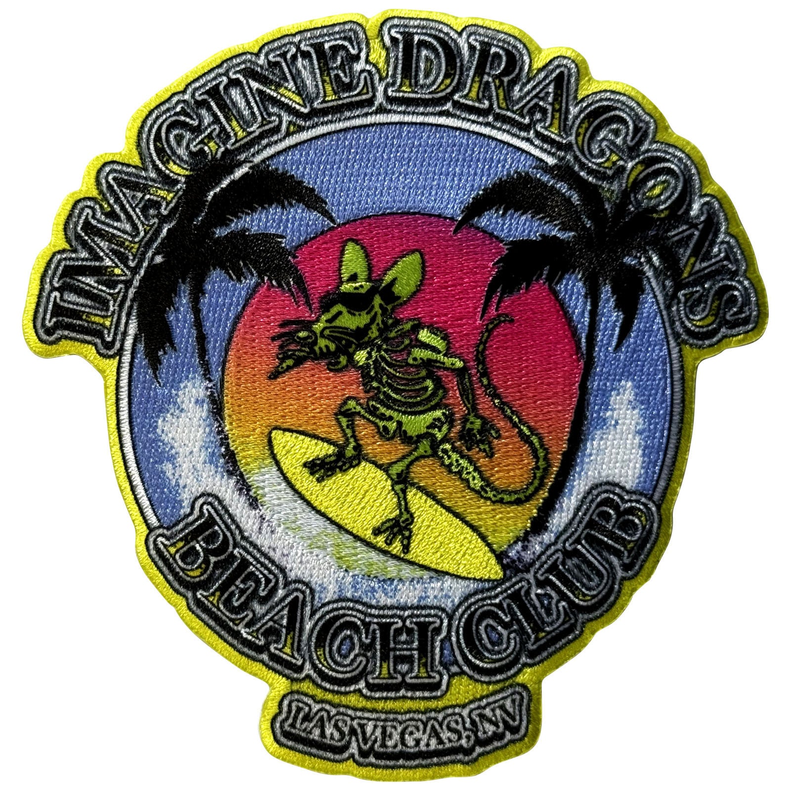 Imagine Dragons Woven Patch: Beach Club