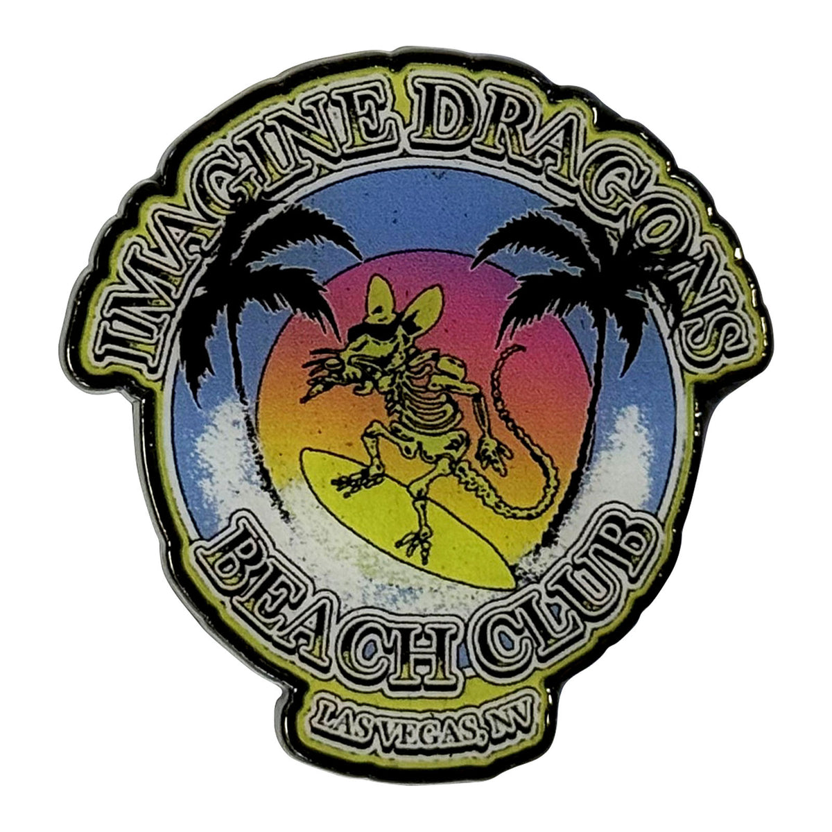 Imagine Dragons Pin Badge: Beach Club