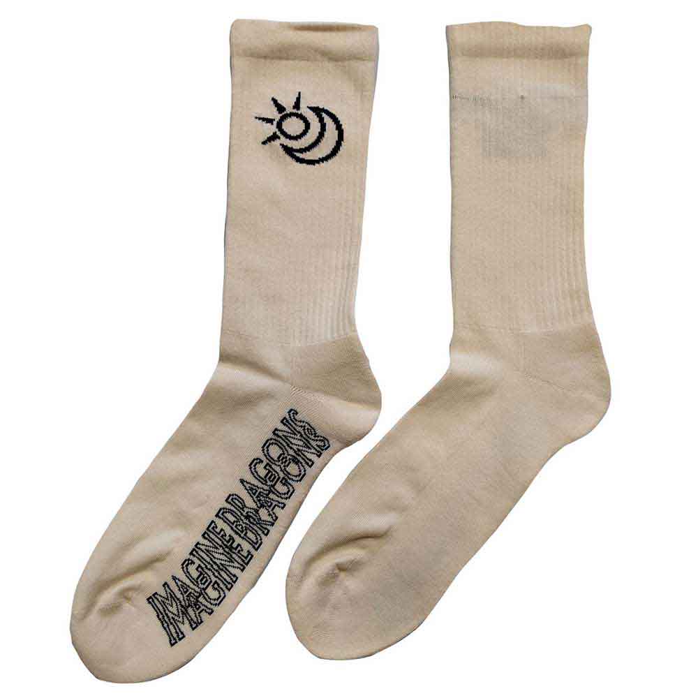 Imagine Dragons Unisex Ankle Socks: Follow You (White) (UK Size 7 - 11)