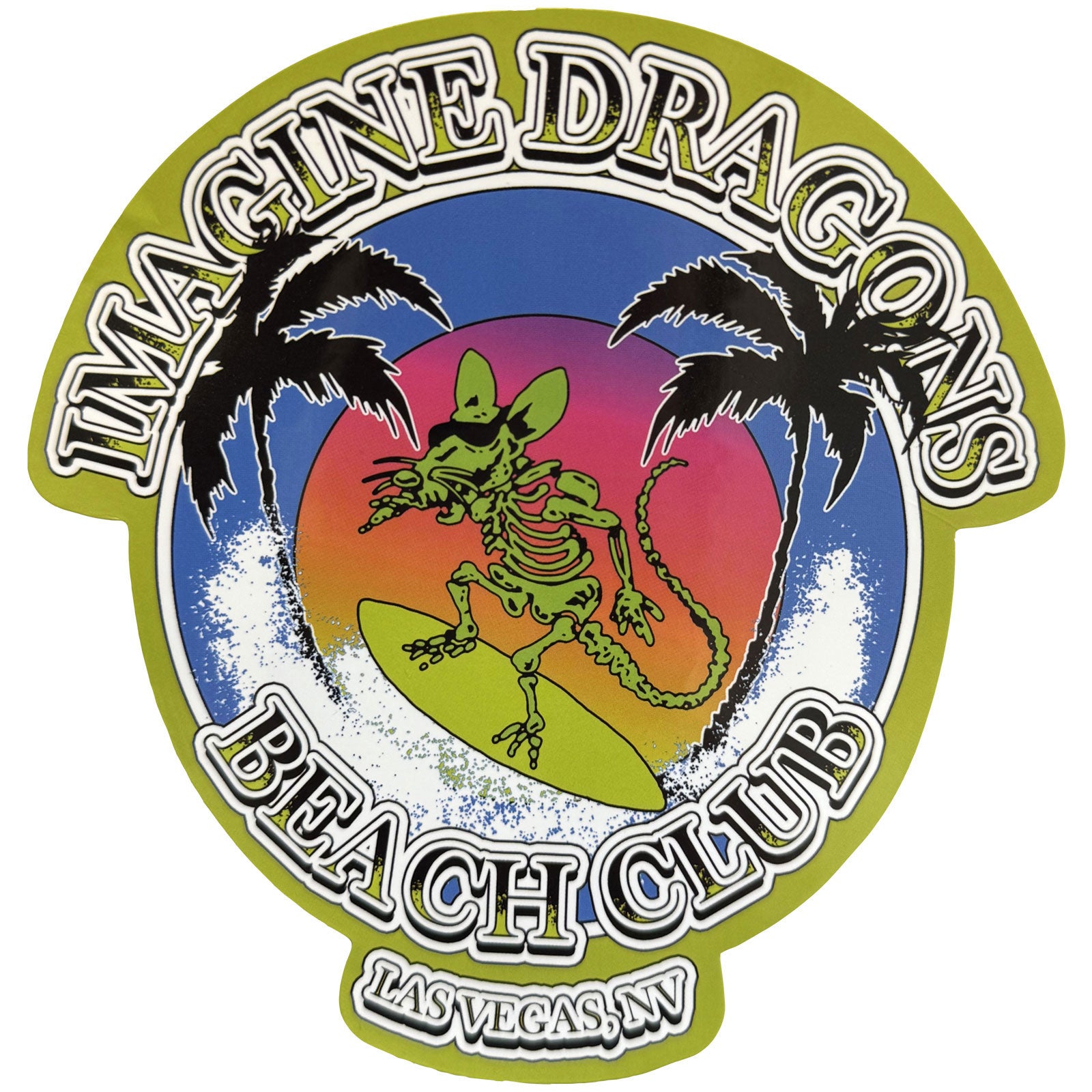 Imagine Dragons Sticker: Beach Club