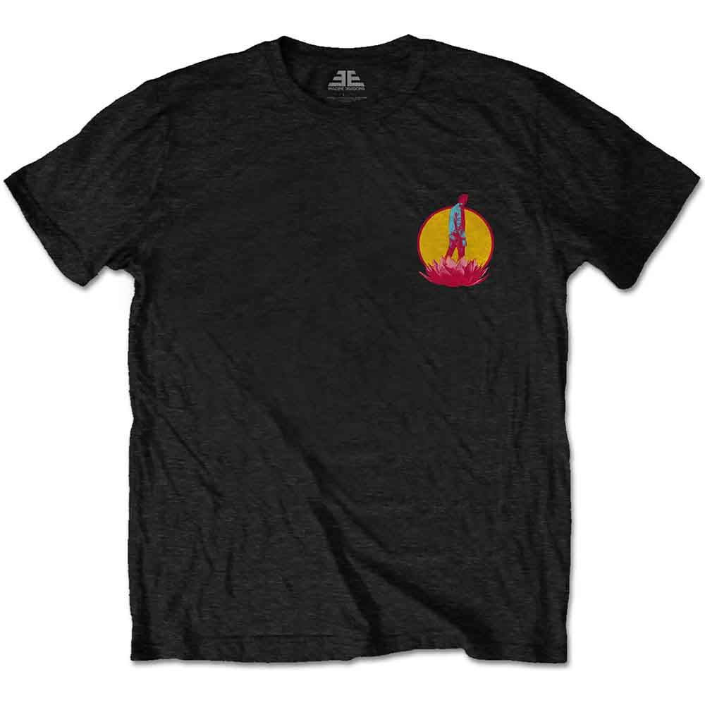 Imagine Dragons Unisex T-Shirt: Origins Lotus (Black) (Back Print)