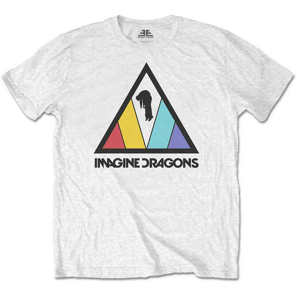 Imagine Dragons Kids T-Shirt: Triangle Logo (White)
