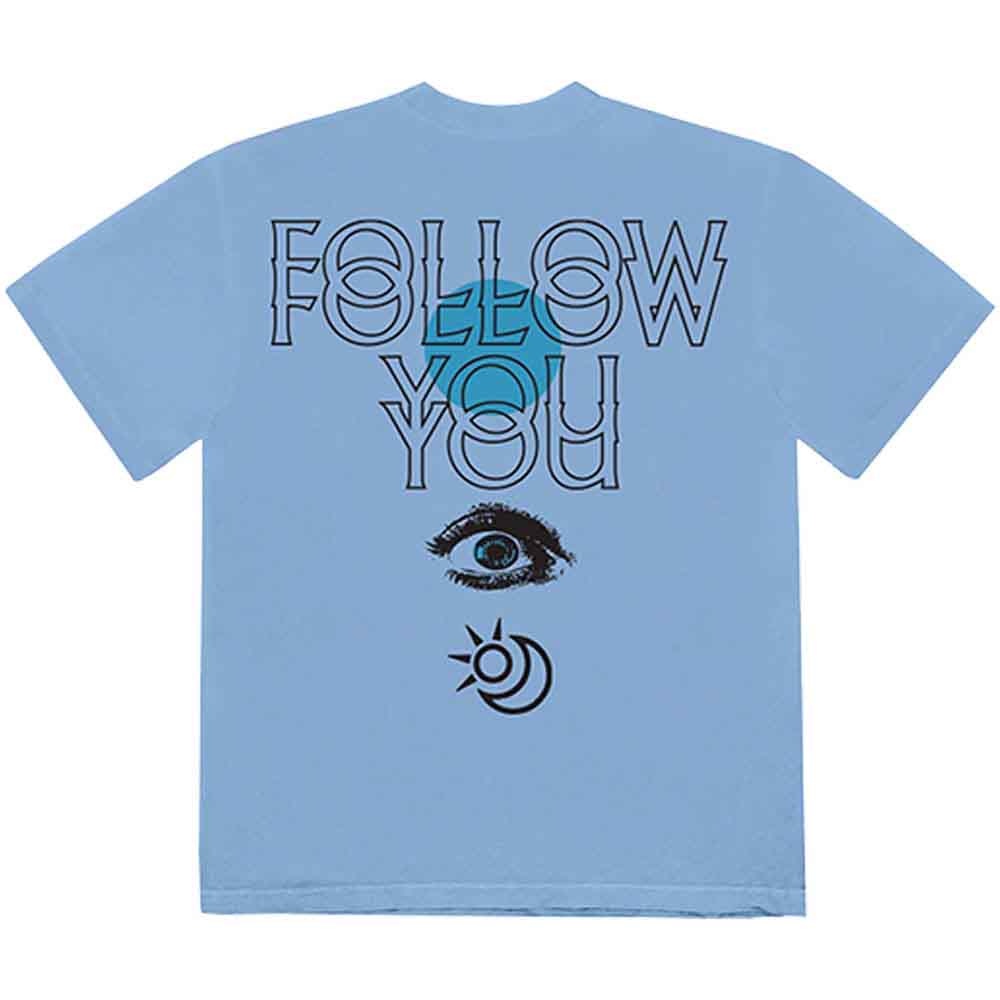Imagine Dragons Unisex T-Shirt: Follow You (Blue) (Back Print)
