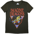 Imagine Dragons Ladies T-Shirt: Skeleton Flute (Green)
