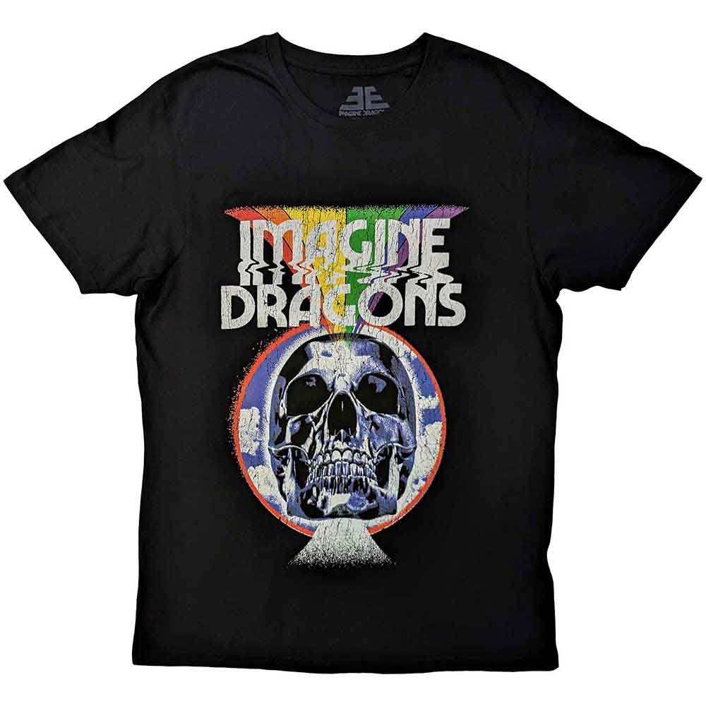 Imagine Dragons Unisex T-Shirt: Skull (Black)