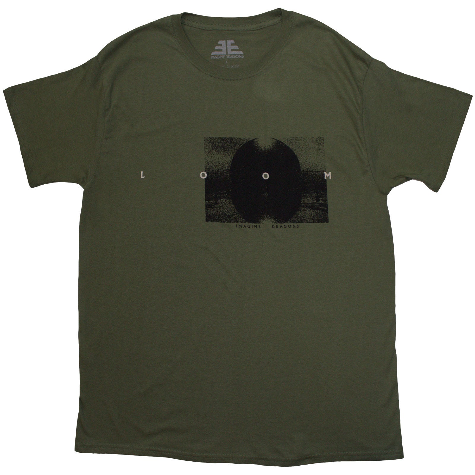 Imagine Dragons Unisex T-Shirt: Loom Dark Circle (Green)