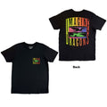 Imagine Dragons Unisex T-Shirt: Double Dragons Pocket (Black) (Back Print)