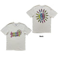 Imagine Dragons Unisex T-Shirt: Sun Logo (Natural) (Back Print)