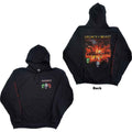 Iron Maiden Unisex Pullover Hoodie: Nights Of The Dead (Black) (Back & Sleeve Print)