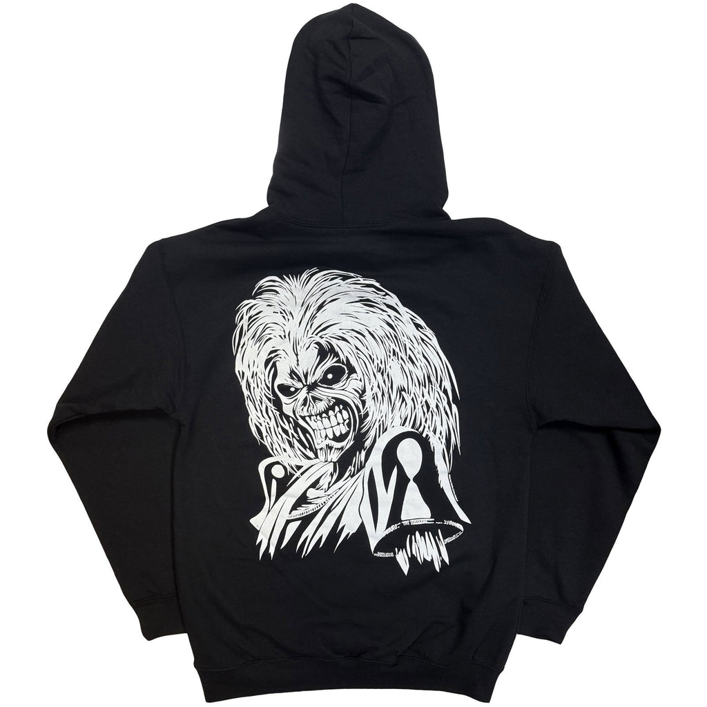 Iron Maiden Unisex Pullover Hoodie: Killers Eddie (Black) (Back Print)