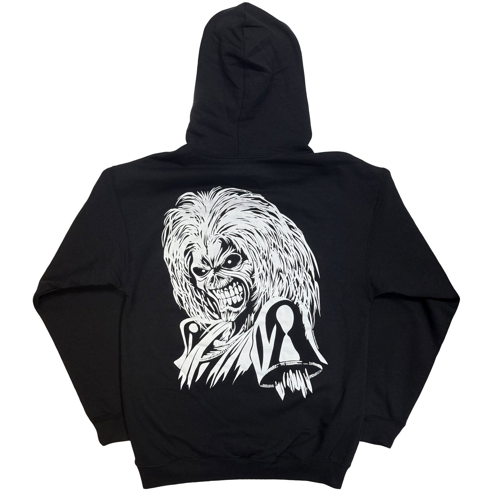 Iron Maiden Unisex Pullover Hoodie: Killers Eddie (Black) (Back Print)