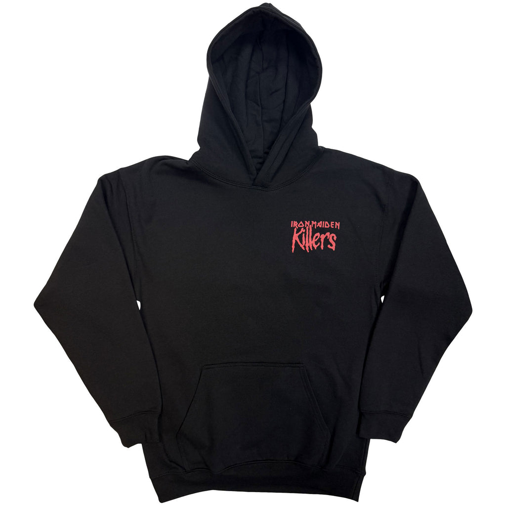 Iron Maiden Unisex Pullover Hoodie: Killers Eddie (Black) (Back Print)