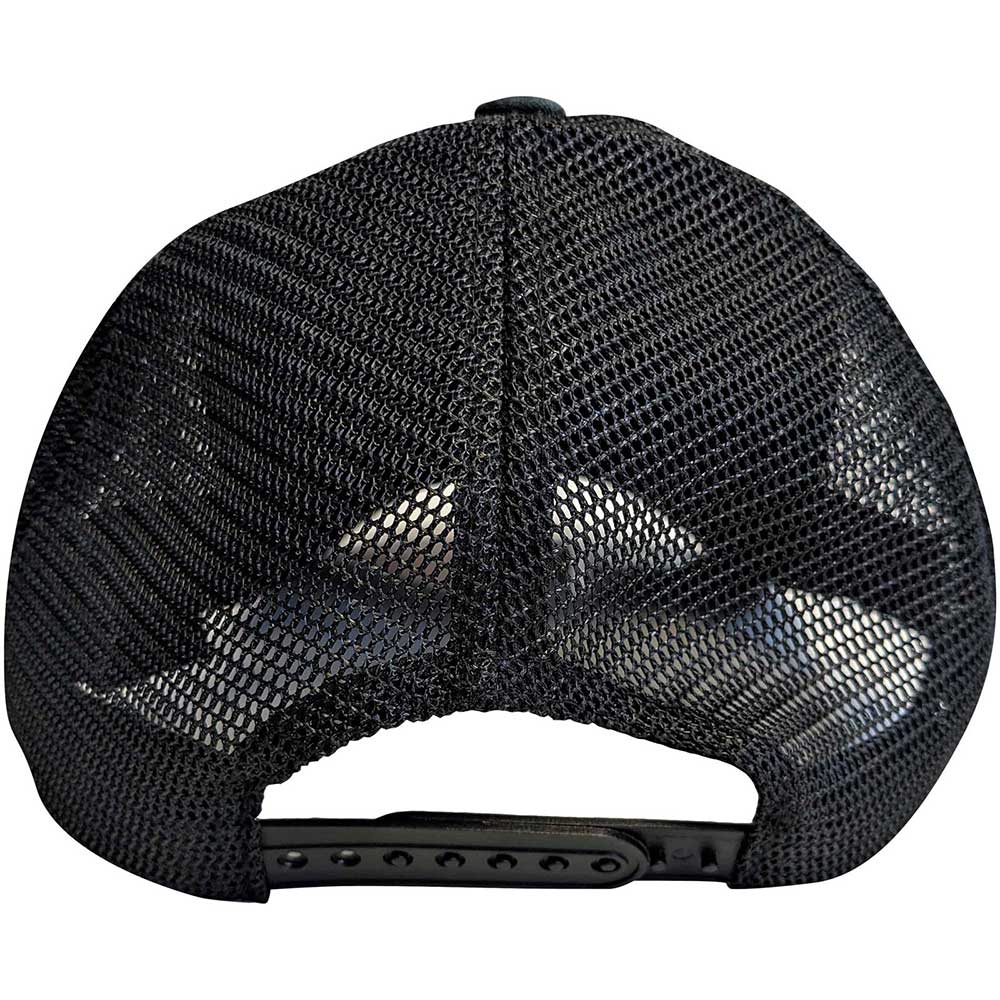 Iron Maiden Unisex Mesh Back Cap: Scuffed Logo (Black)