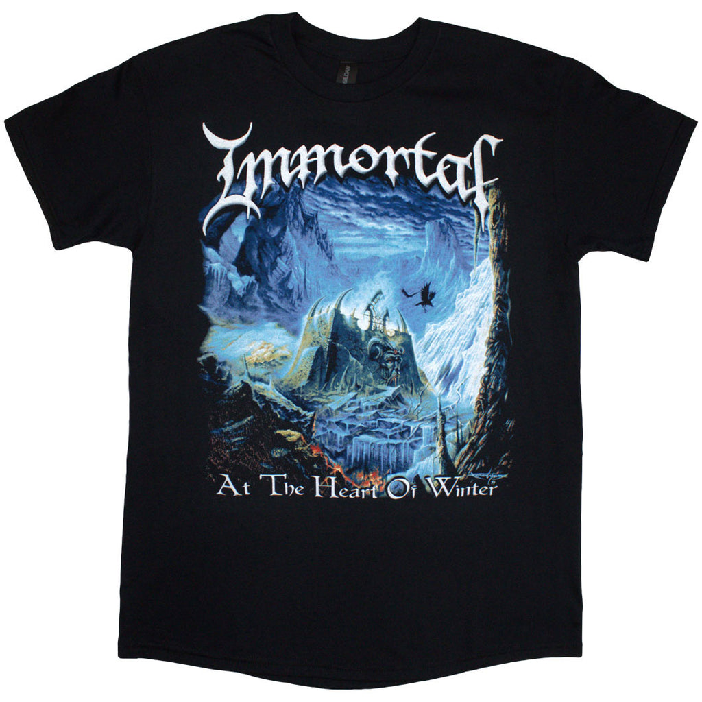 Immortal Unisex T-Shirt: At The Heart Of Winter (Black) (Back Print)