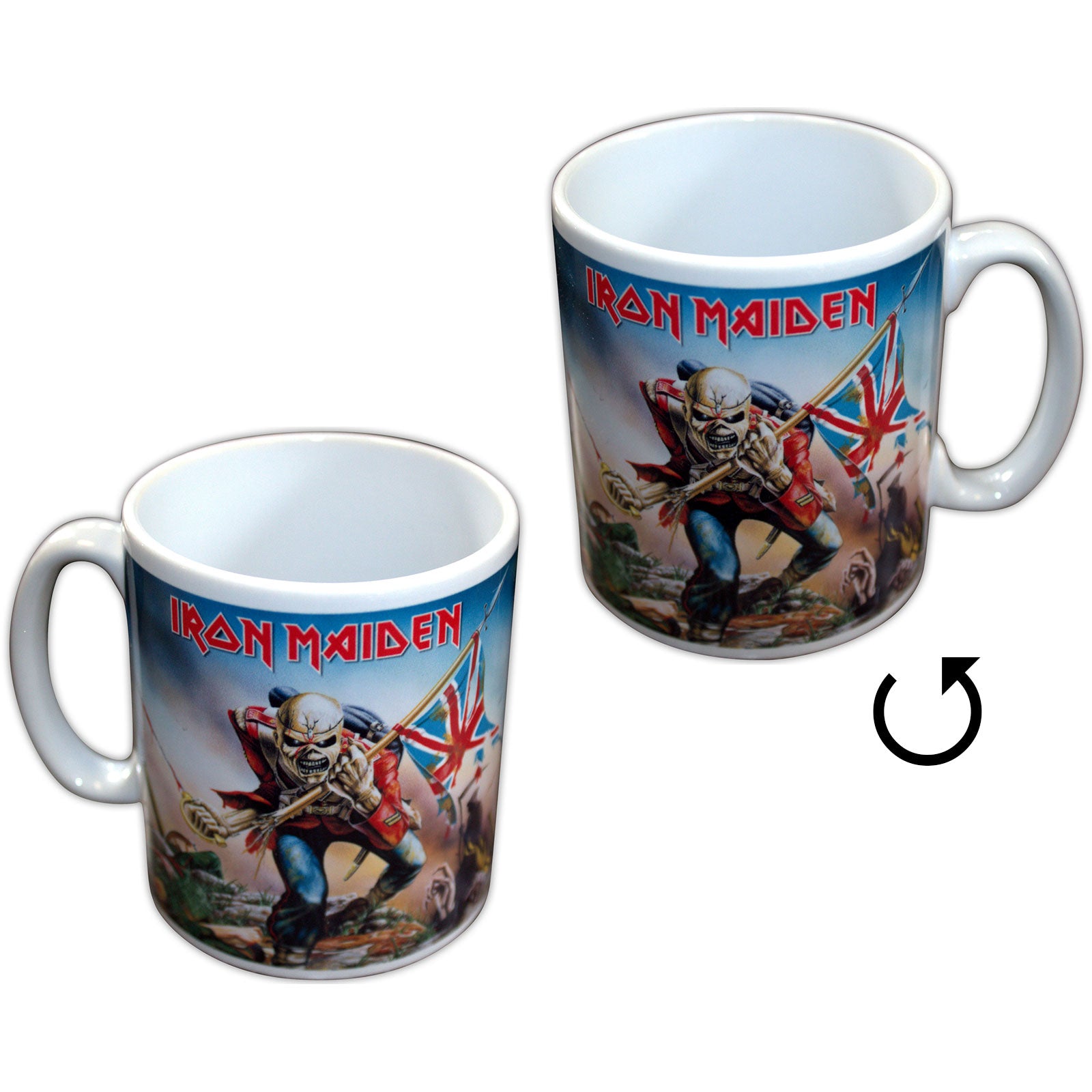 Iron Maiden Unboxed Mug: Trooper (White)